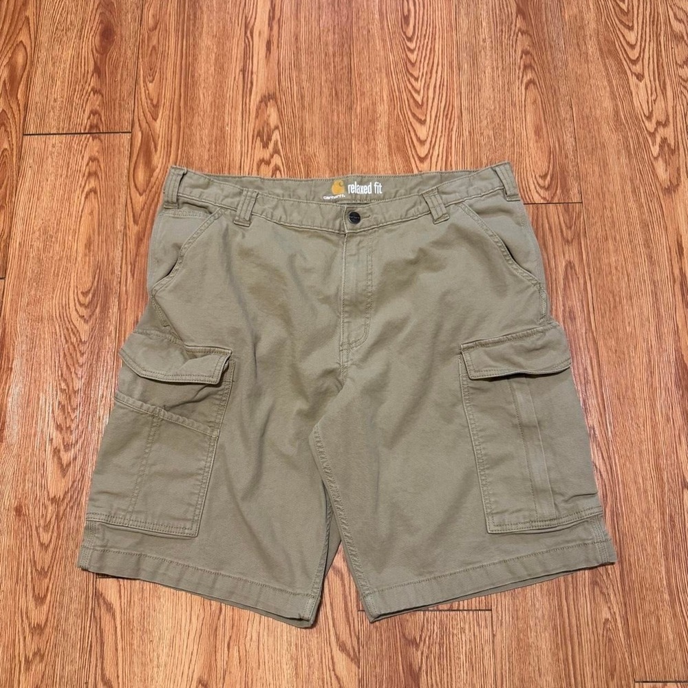 Carhartt Men's Shorts Cargo Utility Workwear Baggy Brown‎ Size 38
